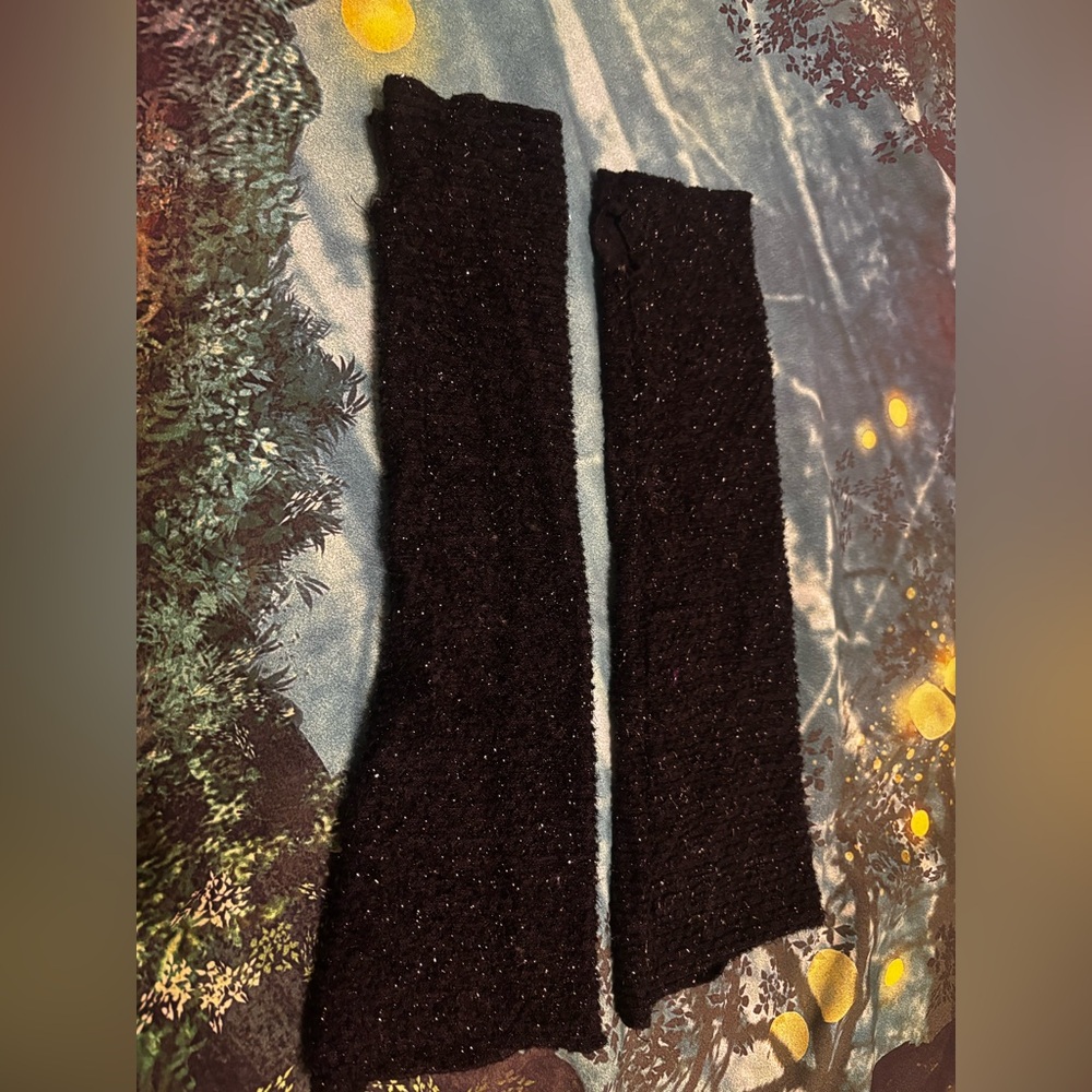 Sparkly Fingerless Gloves